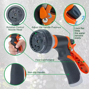 8-Pattern Garden Hose Spray Nozzle
