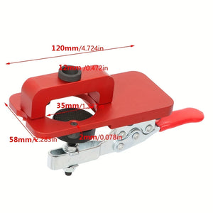35mm Concealed Hinge Jig, Cabinet Door Hinge Hole Drilling Guide, Adjustable Woodworking Locator Tool for Precise Installation