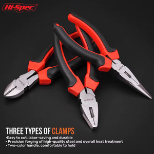 Hi-Spec Car Repair Tool Kit 1/2 3/8 1/4 Socket Wrench Set Daily Hand Tools Socket Sets for Home Repair & Maintenance Ratchet Set