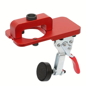 35mm Concealed Hinge Jig, Cabinet Door Hinge Hole Drilling Guide, Adjustable Woodworking Locator Tool for Precise Installation