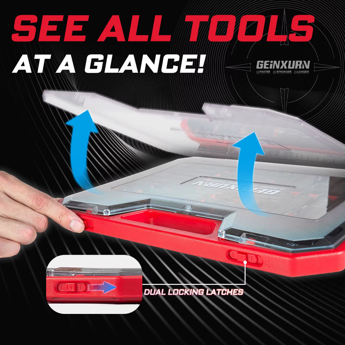 58Pcs Tools Set Packaged with Impact Screwdriver Bits,Mini Wrech,Step Drill,Socket Adapter and Bit Holder for DIY